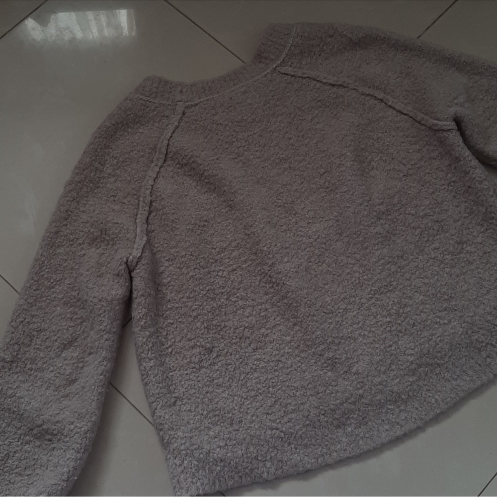 aerie Plush Crewneck Sweater in Light Mauve - Picture 4 of 6